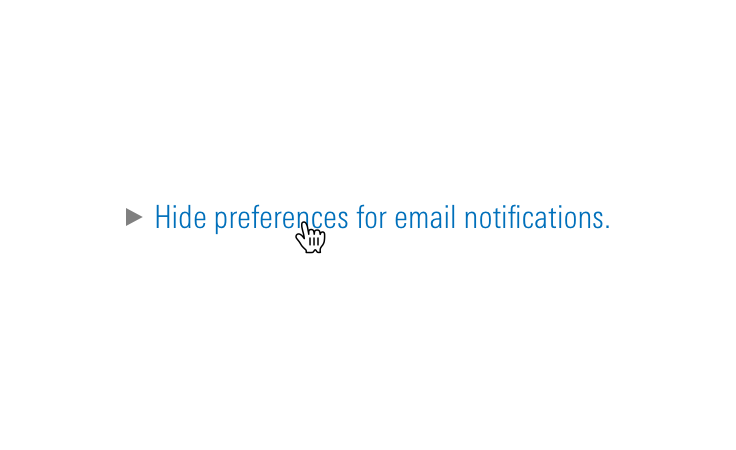 do use no underline links when paired with an icon that affords interaction, i.e., an expandable section with a caret icon.