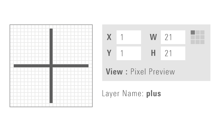 do enable “Pixel Preview” and “Snap to Grid” when creating new icons.