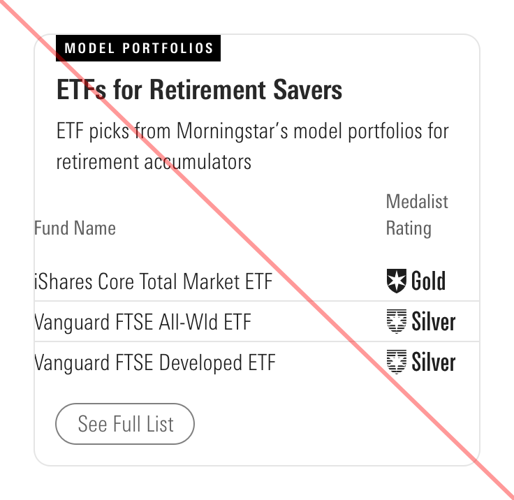 Don‘t use the full-bleed content area variation for content which is hindered by the style.