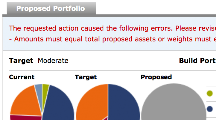 Example of a summary of form errors placed above a form without equivalent inline errors within the form.