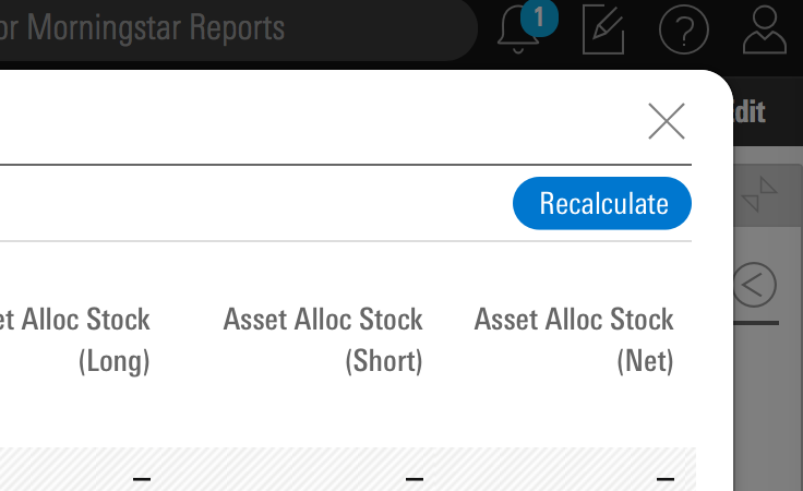 Do use a small button to apply an action to a dataset.